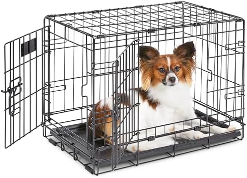 Midwest 22-Inch Double Door iCrate, for Extra-Small Breeds, Up to 15 lbs by MidWestHomesForPets
