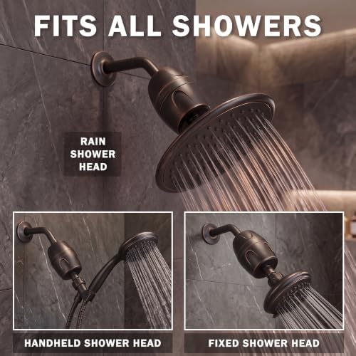 Aqua Elegante Chlorine Shower Water Filter - Oil-Rubbed Bronze - Image 4