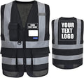 A-SAFETY High Visibility Reflective Safety Vest Customize Logo by A-SAFETY