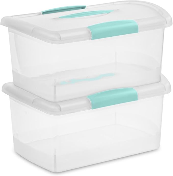 Sterilite Medium Nesting ShowOffs, Stackable Small Storage Bin - Image 7
