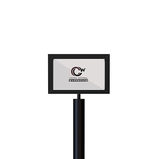 Floor Standing Sign Frame with Steel Low Profile Base, 7 inches by 11 inches - Image 7