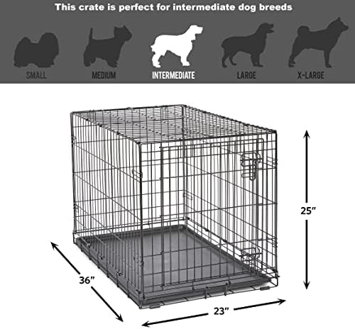 New World by Midwest 36-Inch Single Door Crate, M-L Breeds, 41-70 lbs - Image 7