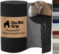 GORILLA GRIP powerGRIP Drawer Shelf and Cabinet Liner, 20"x30', Black by GorillaGrip