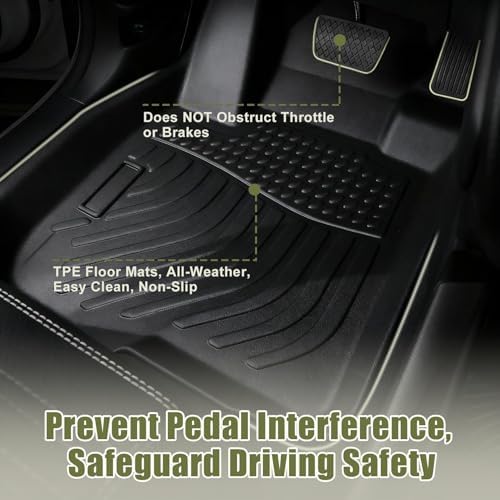 Priprilod Floor Mats & Trunk Cargo Liner Fit for Toyota Prius 2003-2009 - Image 3