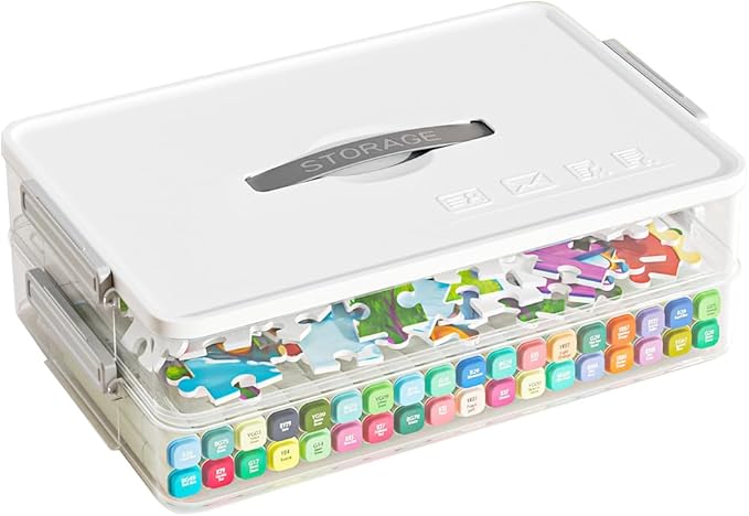 Portable Project Case Clear File Box by Vidifor