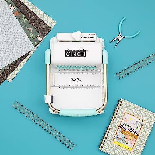 We R Memory Keepers Cinch Book Binding Machine Version 2, Mint, Easy to Use, Slide Ruler, Spiral Binding, Professional Books, Notebooks, Calendars - Image 4