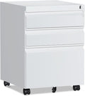 3 Drawer File Cabinet，Mobile Filing Cabinet by RAVIGIN
