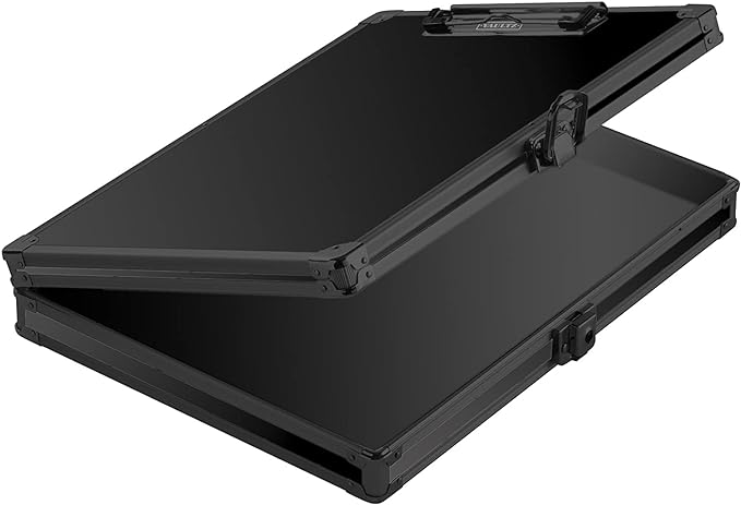 Vaultz Locking Storage Clipboard, 2.15 x 12.75 x 9.75 Inches, Tactical Black - Image 2