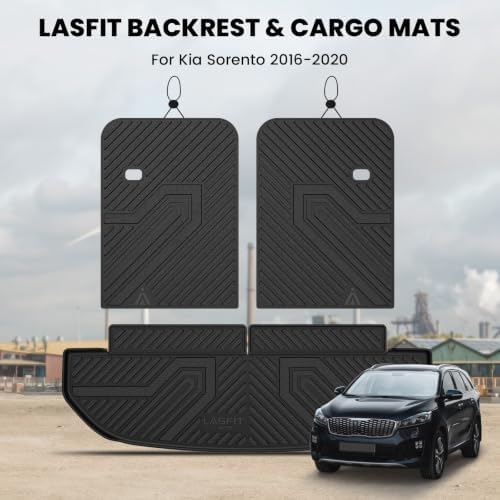 LASFIT Cargo Mats for Kia Sorento 7-Seat 2020 2019 2018 2017 2016 - Image 2