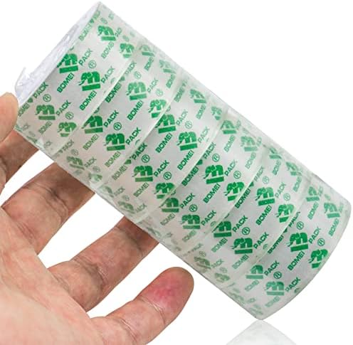 BOMEI PACK 144Rolls Crystal Clear Tape Refills for Dispenser, Bulk Transparent Tape Clear for Home, School and Office, 3/4Inch x 1000 inch - Image 4