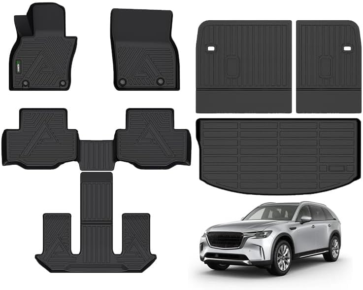 ANBINGO® Floor Mats & Cargo Liner for Mazda CX90 2024 2025 2026 by ANBINGO