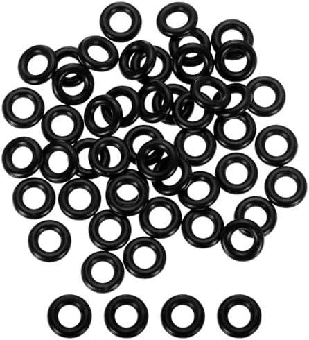 uxcell 100Pcs AS-007 NBR 70A O-Rings 5/32"ID x 1/16"CS/0.145"ID x 0.07"CS by uxcell