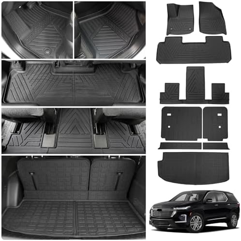 Floor Mats for 2018-2023 Chevrolet Traverse 7 Seat by Thinzyou