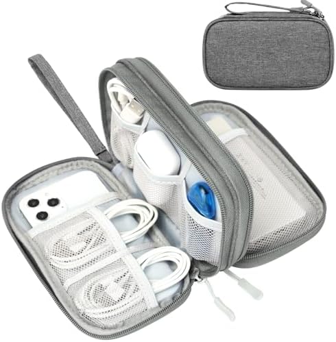 FYY Electronic Organizer, Travel Tech Pouch Bag, Cable Organizer Dark Grey by FYY