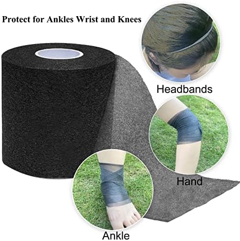ADMITRY Pre Wrap Tape Athletic,3 Rolls X 22 Yards Beige Prewrap - Image 5