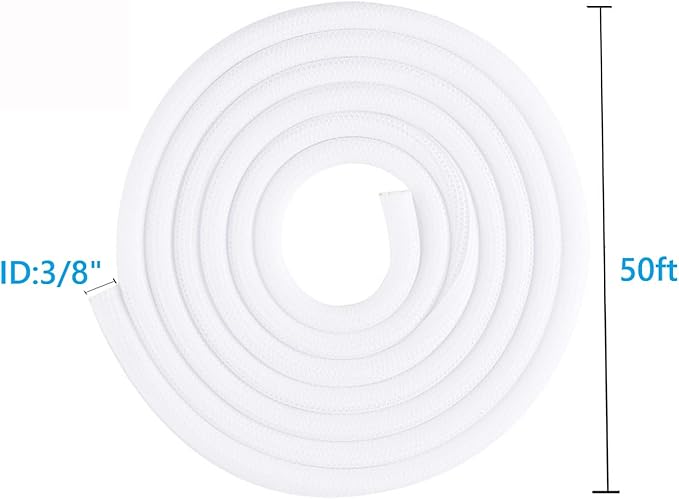 3/8"-50ft Braided Cable Sleeve Protector - Image 8