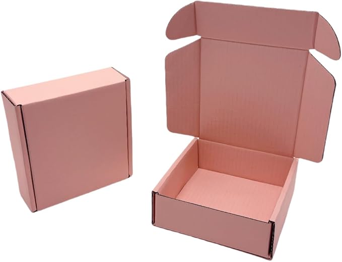 15 Pcs 6 x 6 x 2 inches Corrugated Cardboard Gift Boxes Recyclable Shipping - Image 6