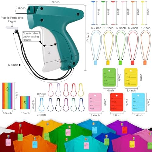 Chumia 3576 Pcs Chumia Stitch Gun for Clothes, Tagging Gun, Colorful - Image 6