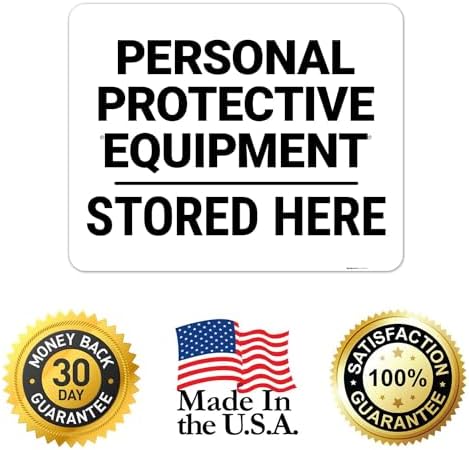 Personal Protective Equipment Stored Here Sign, - Image 4