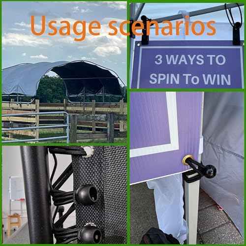 30-Piece Ball Bungee Cords, the Size of Bungee Cords with Balls: 4 ", UV Resistant, Antioxidant, Secure Tie Down. (30, Black 4") - Image 5