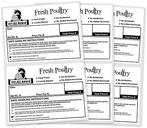 Morepack Poultry Freezer Labels, 50 Pcs 4x3 Inches - Image 3