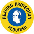 Mighty Line Hearing Protection Required Floor Sign Sticker, Heavy-Duty by MightyLine