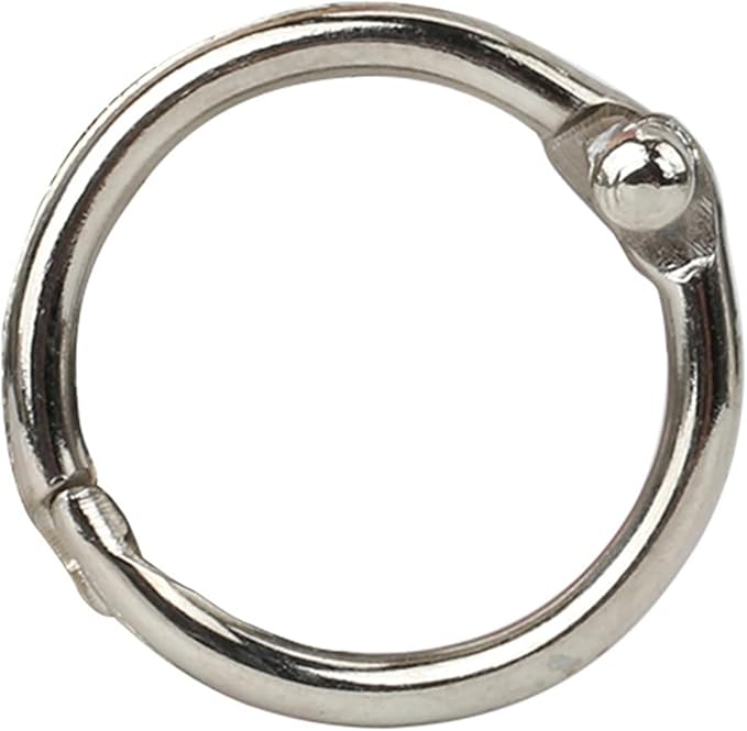 30Pcs Metal Binding Binder Rings Heavy Duty Document Rings - Image 6