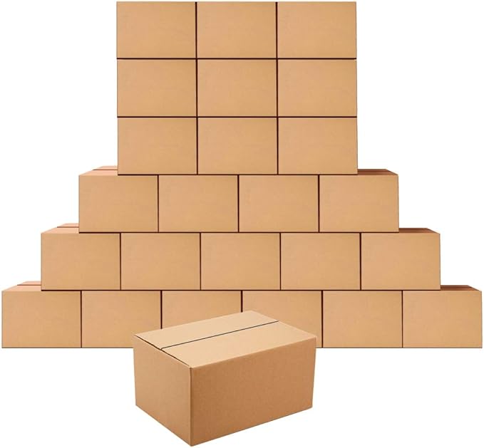 Edenseelake Shipping Boxes 10 x 7 x 5 inches Corrugated Cardboard Boxes by Edenseelake