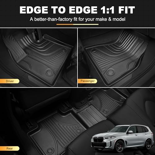 Floor Mats & Cargo Liner for BMW X5 2019-2026 ONLY 5 Seats - Image 3