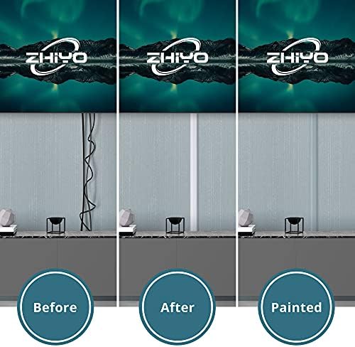 ZhiYo 73" Cord Covers for Wires on Wall, White Cord Hider, 0.95" W x 0.47" - Image 3