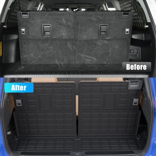 Cargo Mat & Backrest Mats for 2010-2024 Toyota 4 Runner 7 Seat - Image 2