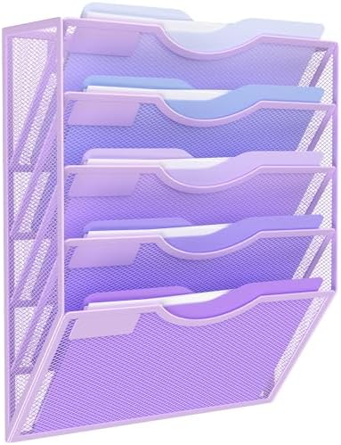 Kuntine.B Wall File Organizer Office Hanging Magazine Holder Wall File Organizer for Office Home by KuntineB