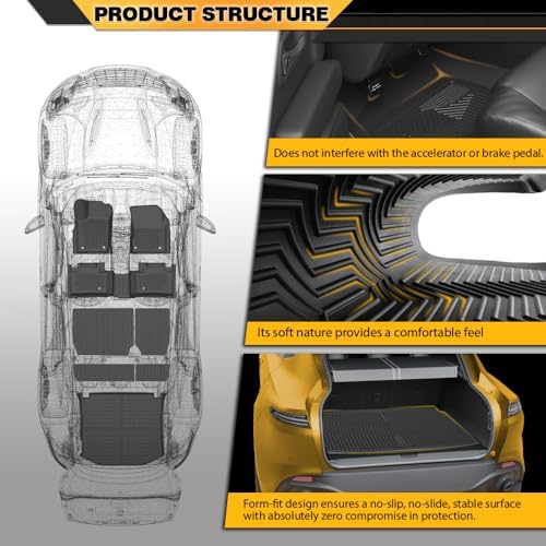 G-PLUS Floor Mats Fit Jeep Grand Cherokee 2011-2021/Cherokee WK 2022-2023 - Image 3