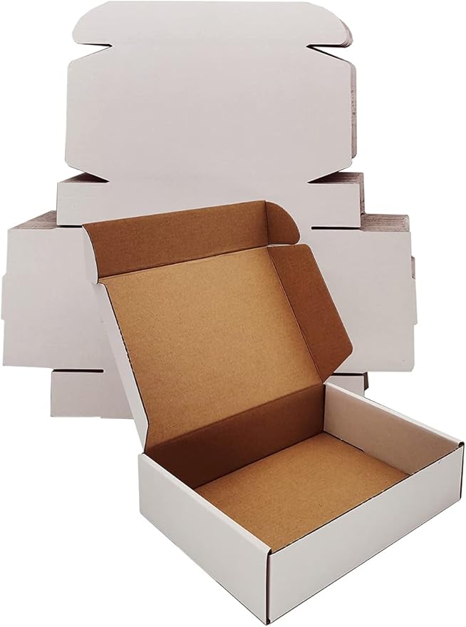 50 Pack, Small Shipping Box, Corrugated Mailer, Wonfer Cardboard Box - Image 7