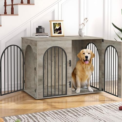 Hzuaneri 44.1'' Dog Crate Furniture,Dog Kennel Indoor for Medium/Large Dogs by Hzuaneri