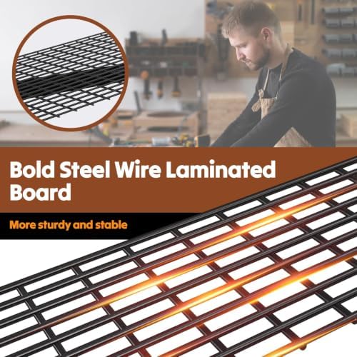 3-Pack 35''W Storage Shelves,2500LBS Garage Shelving,Adjustable Garage Shelves,Heavy Duty Metal Shelving, 5 Tier Utility Steel Shelf, Easy-to-Install Shelving Units and Storage 71''x35''x16 - Image 5