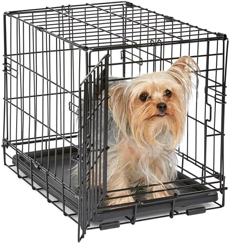 Midwest 18-Inch Single Door iCrate, for Tiny Breeds, Up to 10 lbs by MidWestHomesForPets