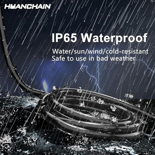 HUANCHAIN Indoor Outdoor Black Extension Cord 6FT Waterproof 16/3 Gauge - Image 5