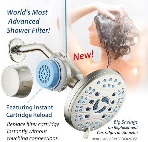 AquaCare Universal Premium American KDF Shower Filter w/Hygienic Cartridge - Image 4