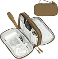 FYY Electronic Organizer, Travel Tech Pouch Bag, Medium, Brown by FYY