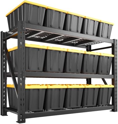 REIBII 8250LBS Heavy Duty Garage Shelving,Industrial Metal Shelves for Shop by REIBII