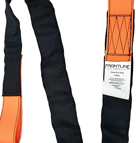 Frontline Fall Protection COS04L Concrete Anchor Strap with Double Loop End 4' | ANSI & OSHA Compliant | Pour-in Disposable Anchor | 5000 lbs. Capacity | Color Orange/Black (Pack of 150) - Image 6
