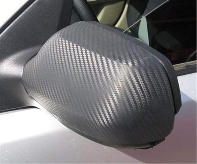 3D Black Carbon Fiber Vinyl Bubble Car Wrap Film Automotive DIY Decals - Image 4