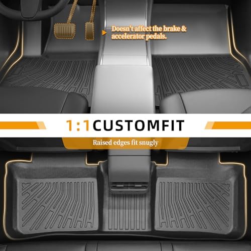 Floor Mats for Toyota Camry 2012-2017, 1st & 2nd & Cargo Liner - Image 2