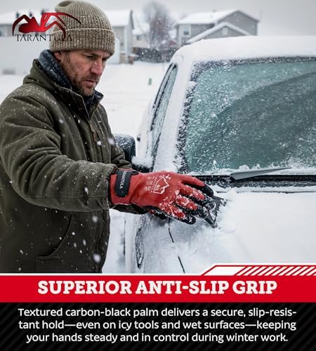 Tarantula 100% Waterproof Winter Work Gloves for Men & Women, Thermal Insulated Freezer Gloves for Cold Weather - Image 4