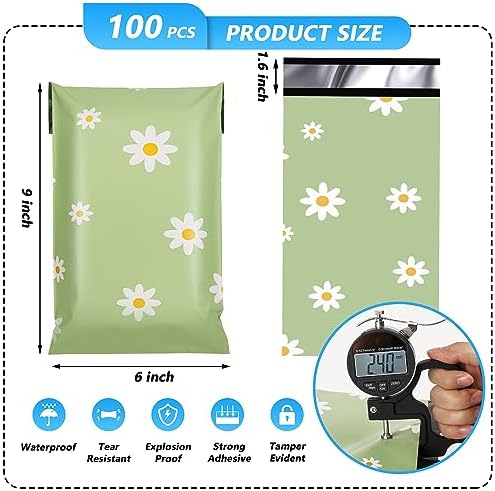 Poly Mailer 6x9 Inch 100 Pcs, Shipping Bags for Clothing - Image 2