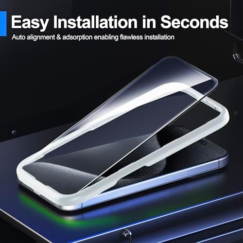 Ailun Screen Protector + Camera Lens Protector for iPhone 15 Pro Max - Image 6