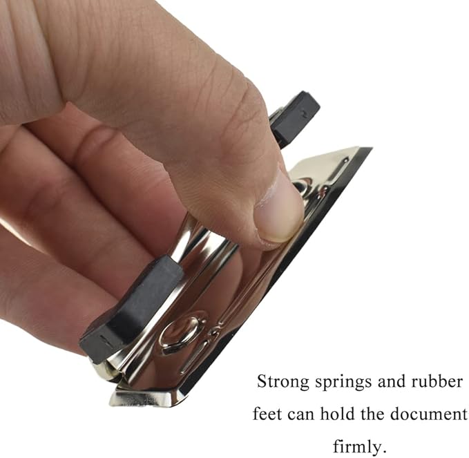 HAHIYO 2.76 Inches Silver Metal Clipboard Clips - Image 4