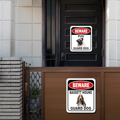 BEWARE NOVA SCOTIA DUCK TOLLING RETRIEVER GUARD DOG Aluminum Composite Outdoor Sign 8.5" x10"Metal Security Notice for Yard, Fence, Porch, and Property – No Trespassing, Warning, Attack Dogs - Image 6