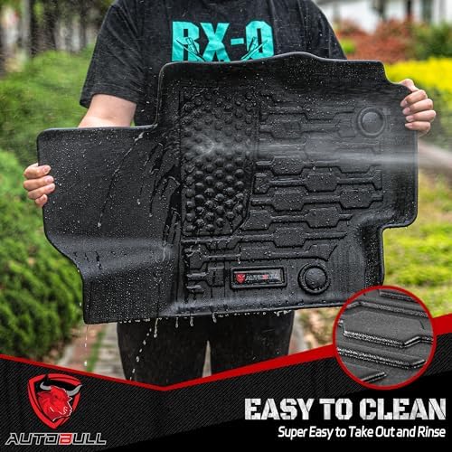 Floor Mats & Cargo Liner Compatible with Honda CR-V 2023 2024 2025 2026 (Include Hybrid), Full Set All Weather Protection 1st, 2nd Row Car Liners & Trunk Mat, Black - Image 5